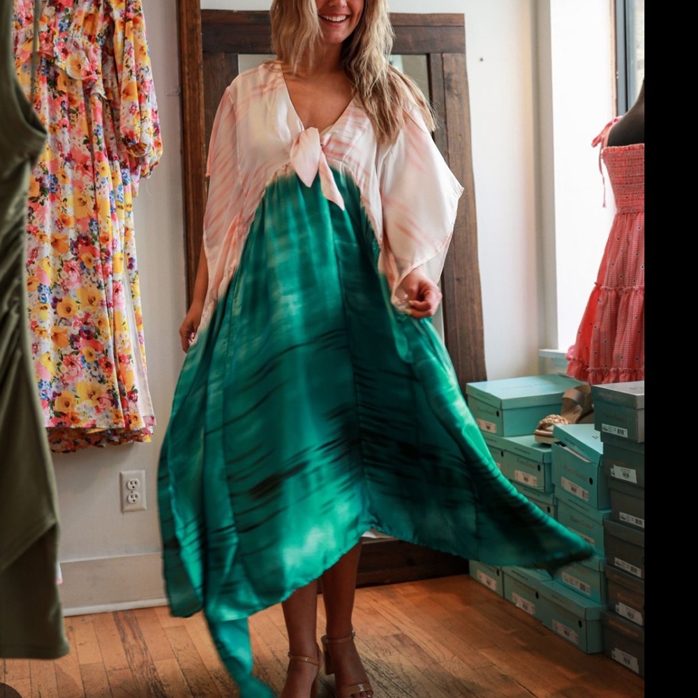 Buddy Love Mamie Caftan - Everglade